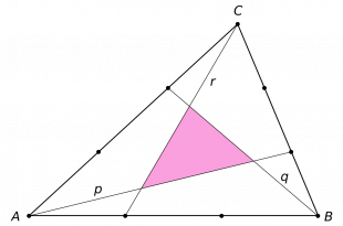 1200px One seventh area triangle.svg